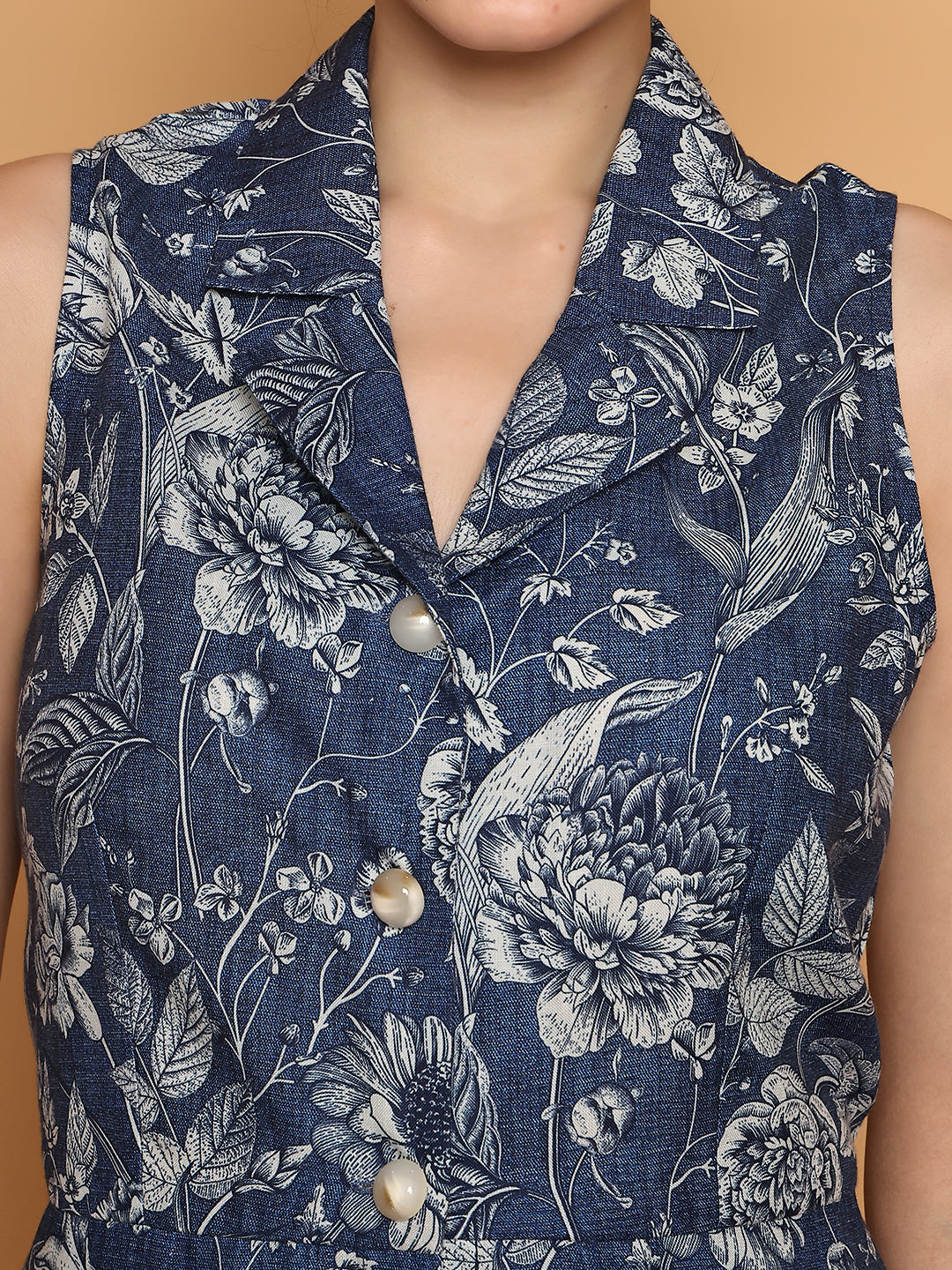 Floral Long Tunic With Trouser