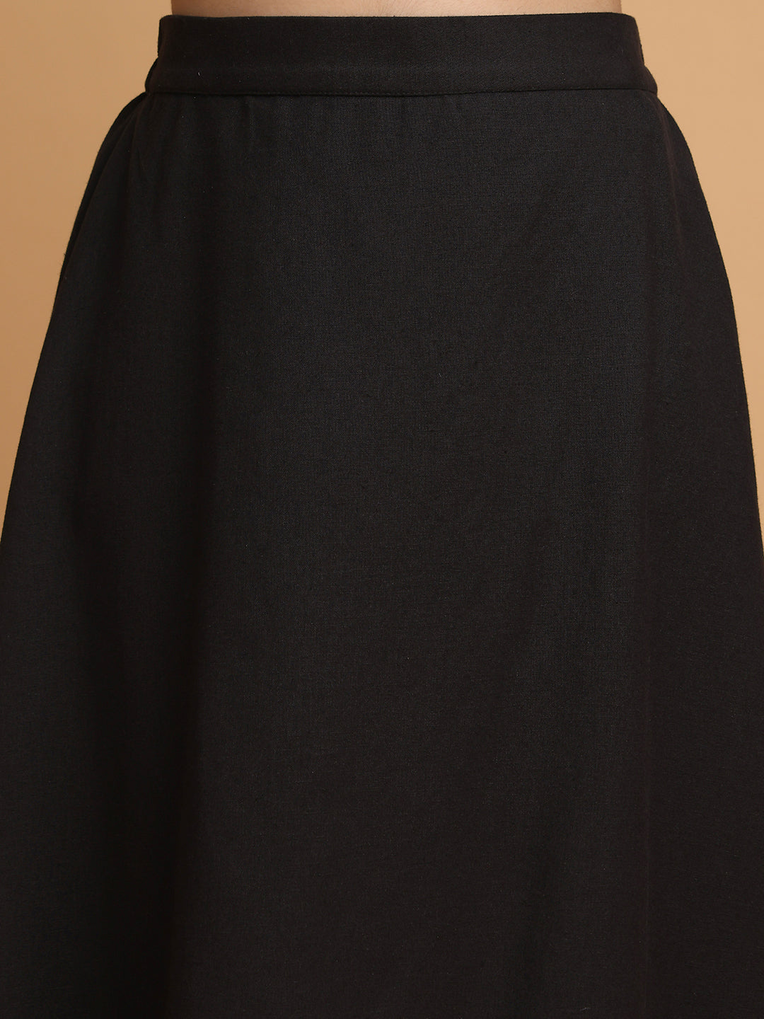 Black waist-coat with skirt