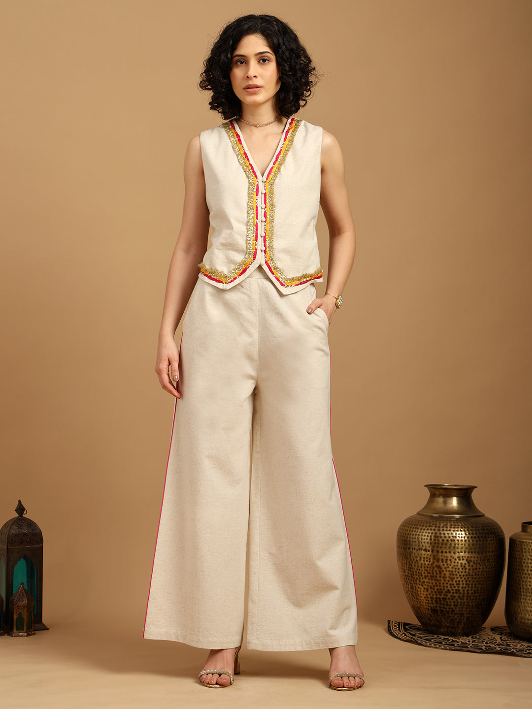 Twinkling Waistcoat Trousers Set