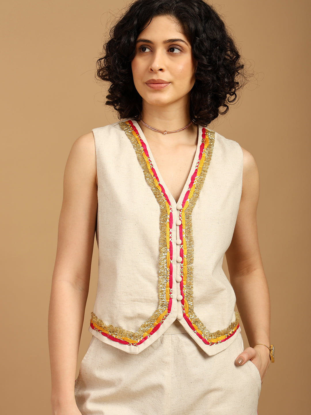 Twinkling Waistcoat Trousers Set