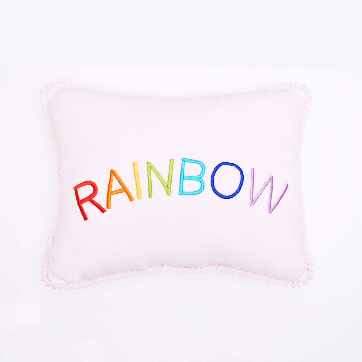 Blanc9 Set Of 2 Softie Rainbow Cushion With Bell unicorn (30X40) (30X26)CM Kids Cushion Cushion