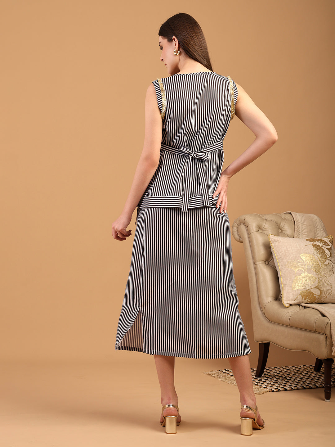 Fusion Striper Long Skirt-Top