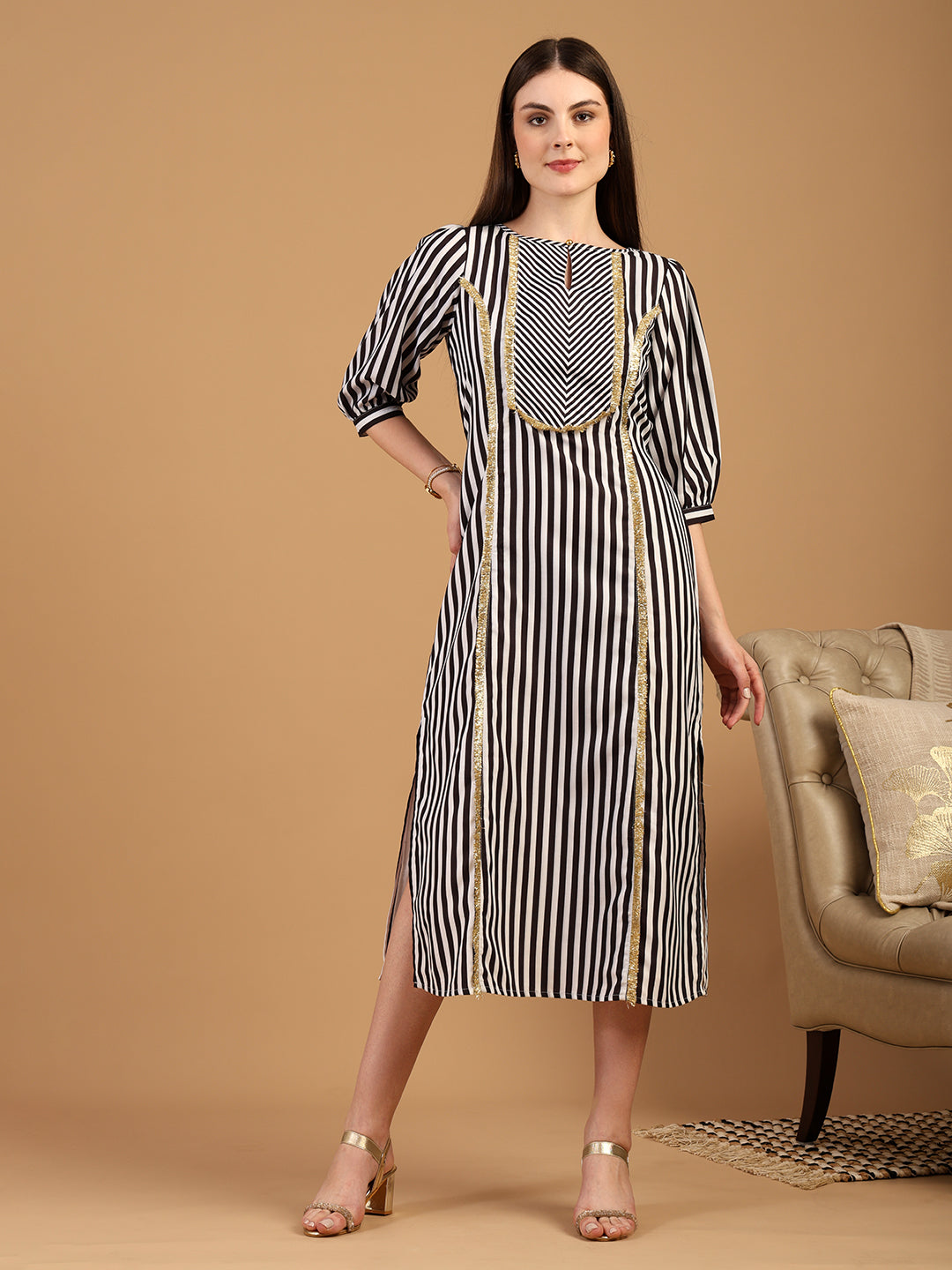 Fusion Striper Tunic Dress