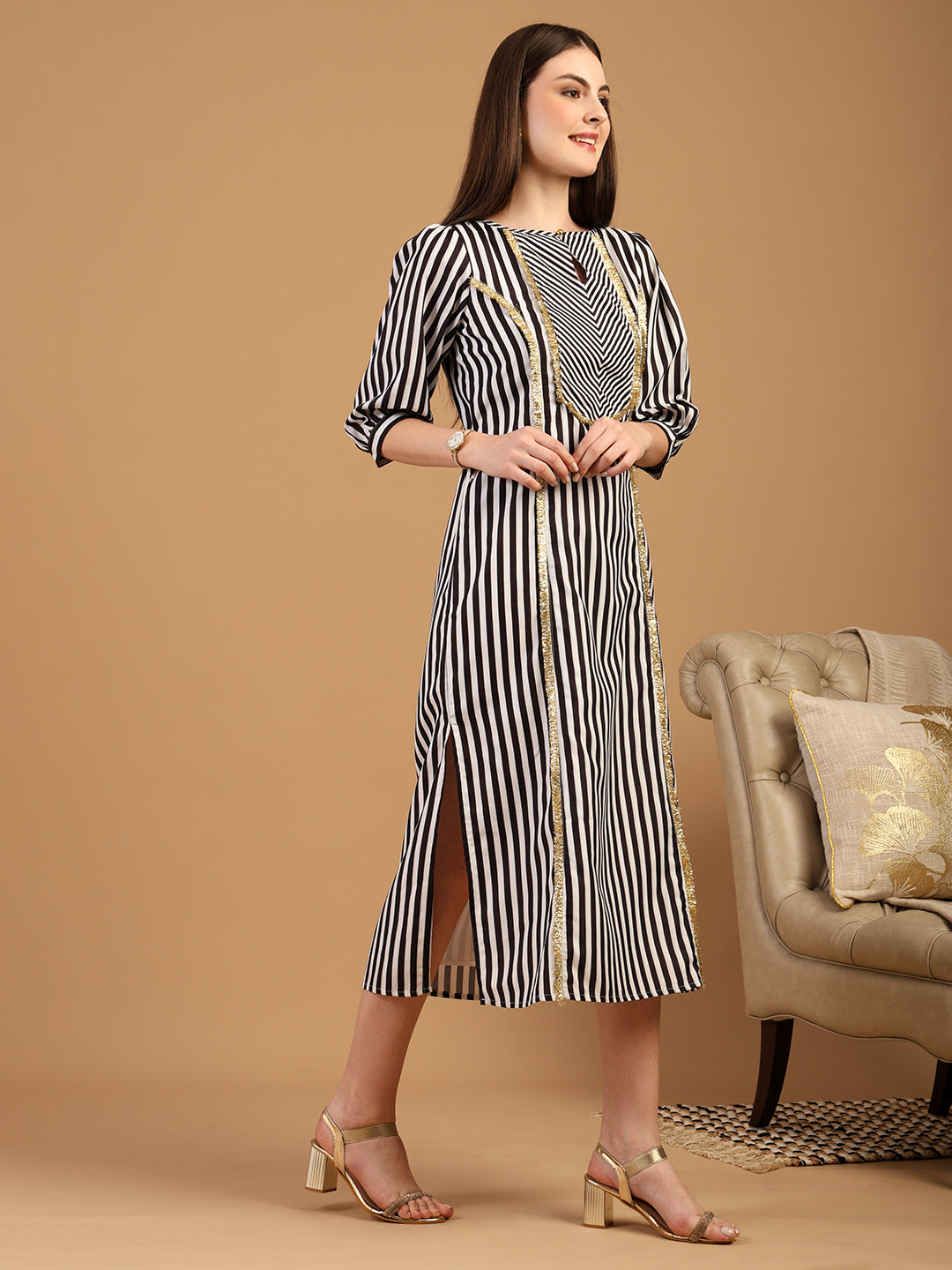 Fusion Striper Tunic Dress