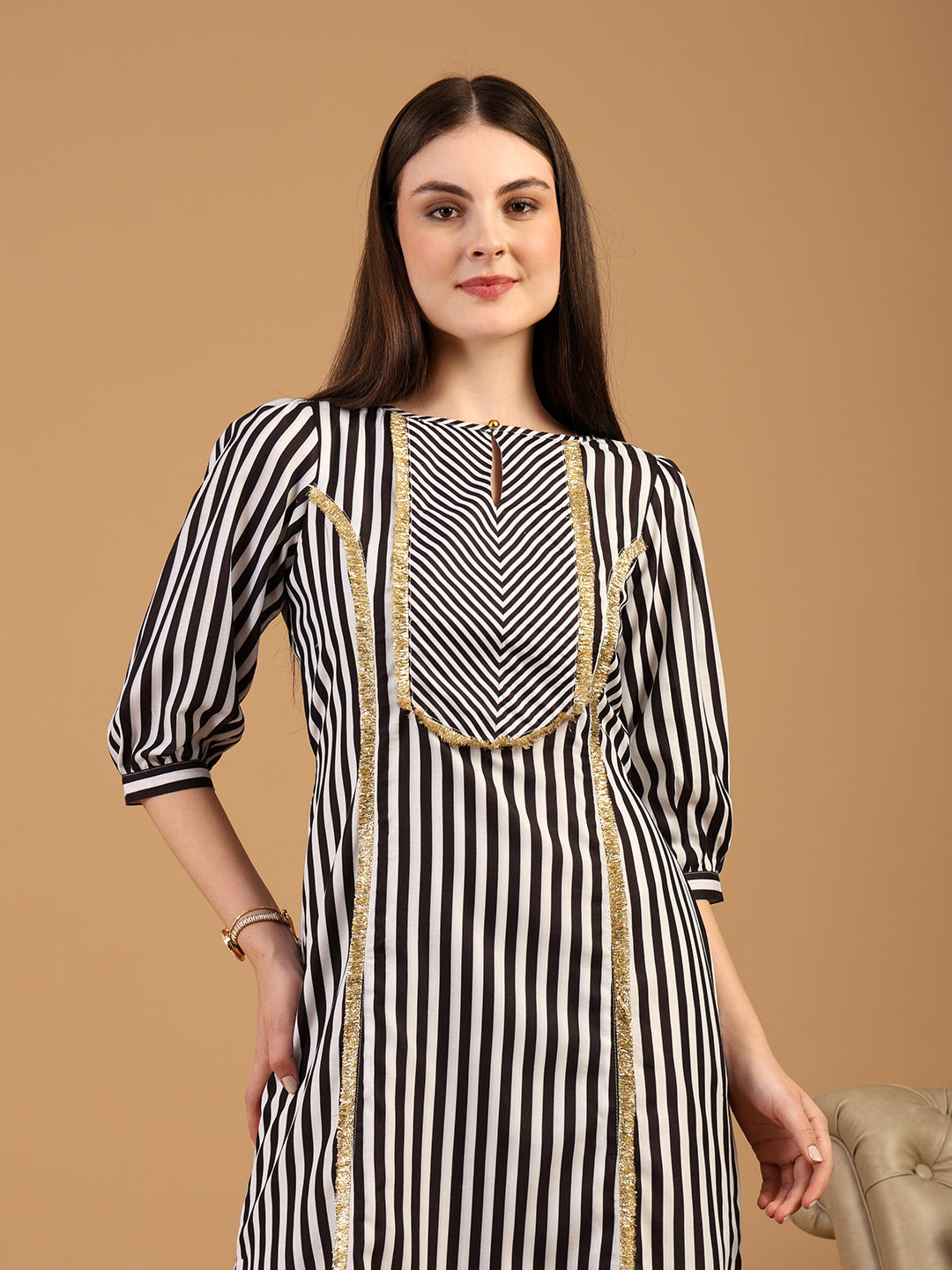 Fusion Striper Tunic Dress