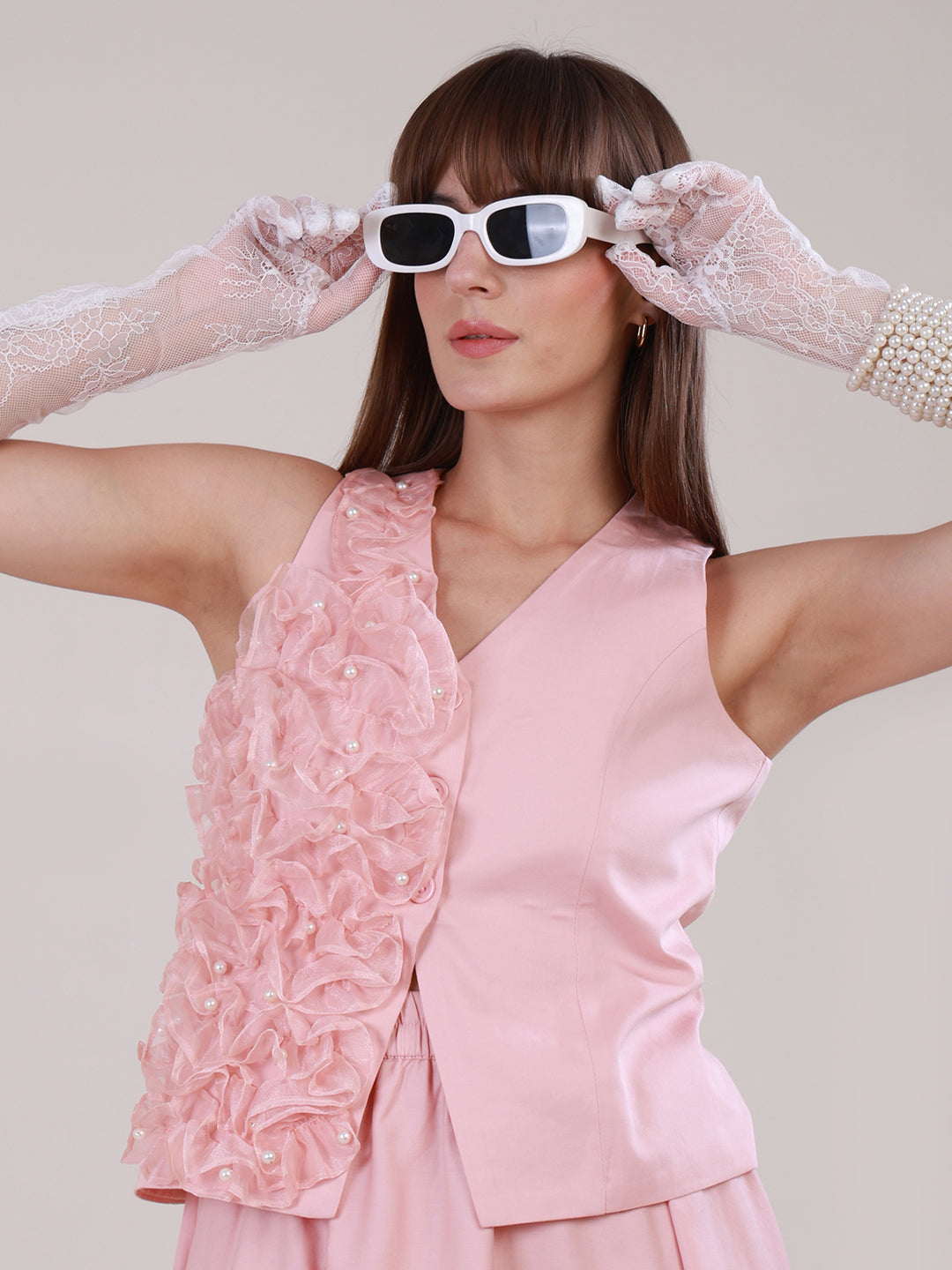 Blossom & Blush Skirt Co-ord Set for Women
