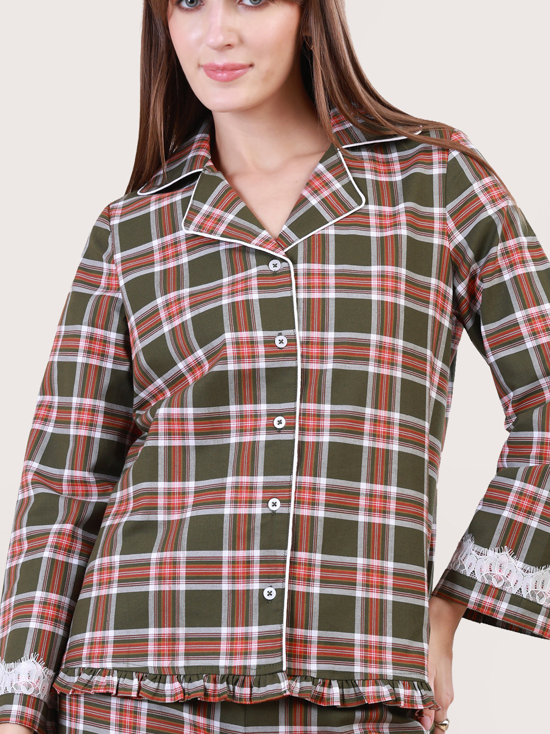 Frosted Forest Pyjama Set for Women