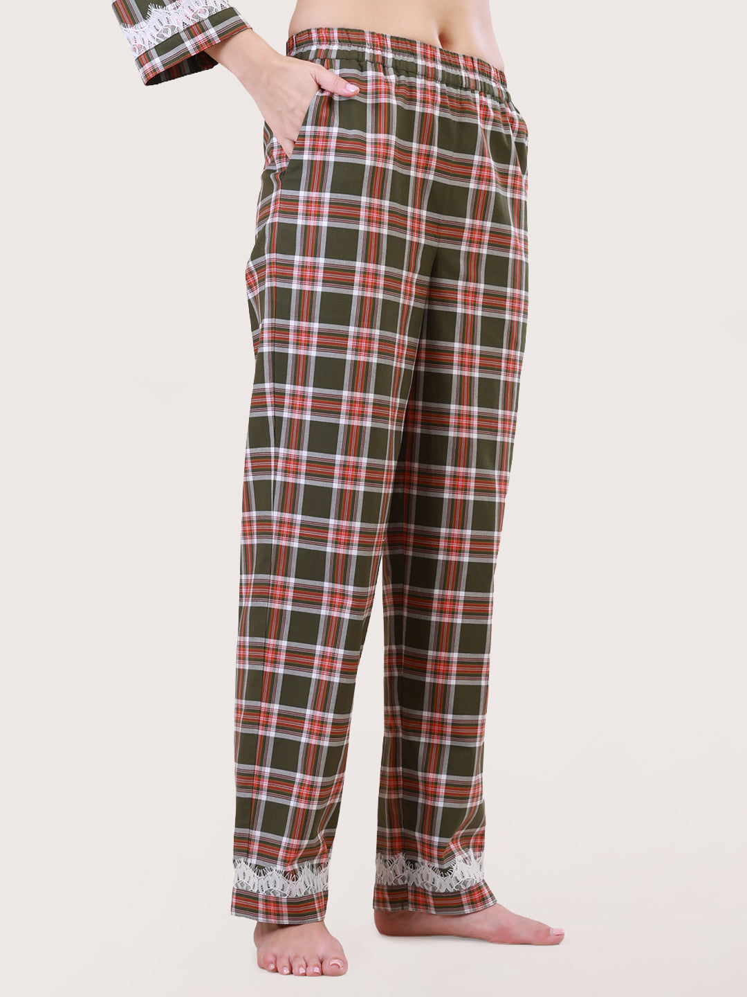 Frosted Forest Pyjama Set for Women