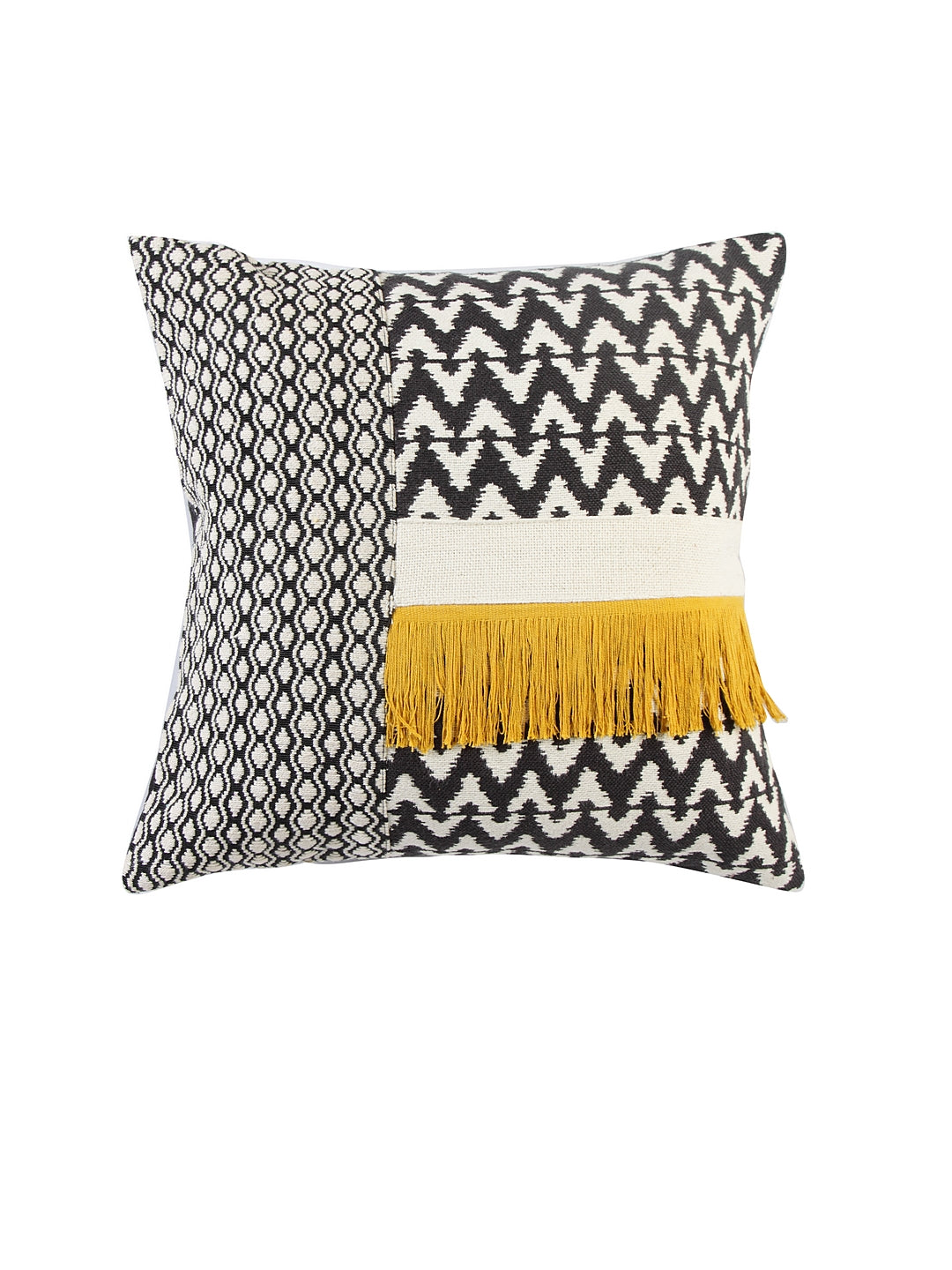 Black Clan Jacquard Cushion Cover