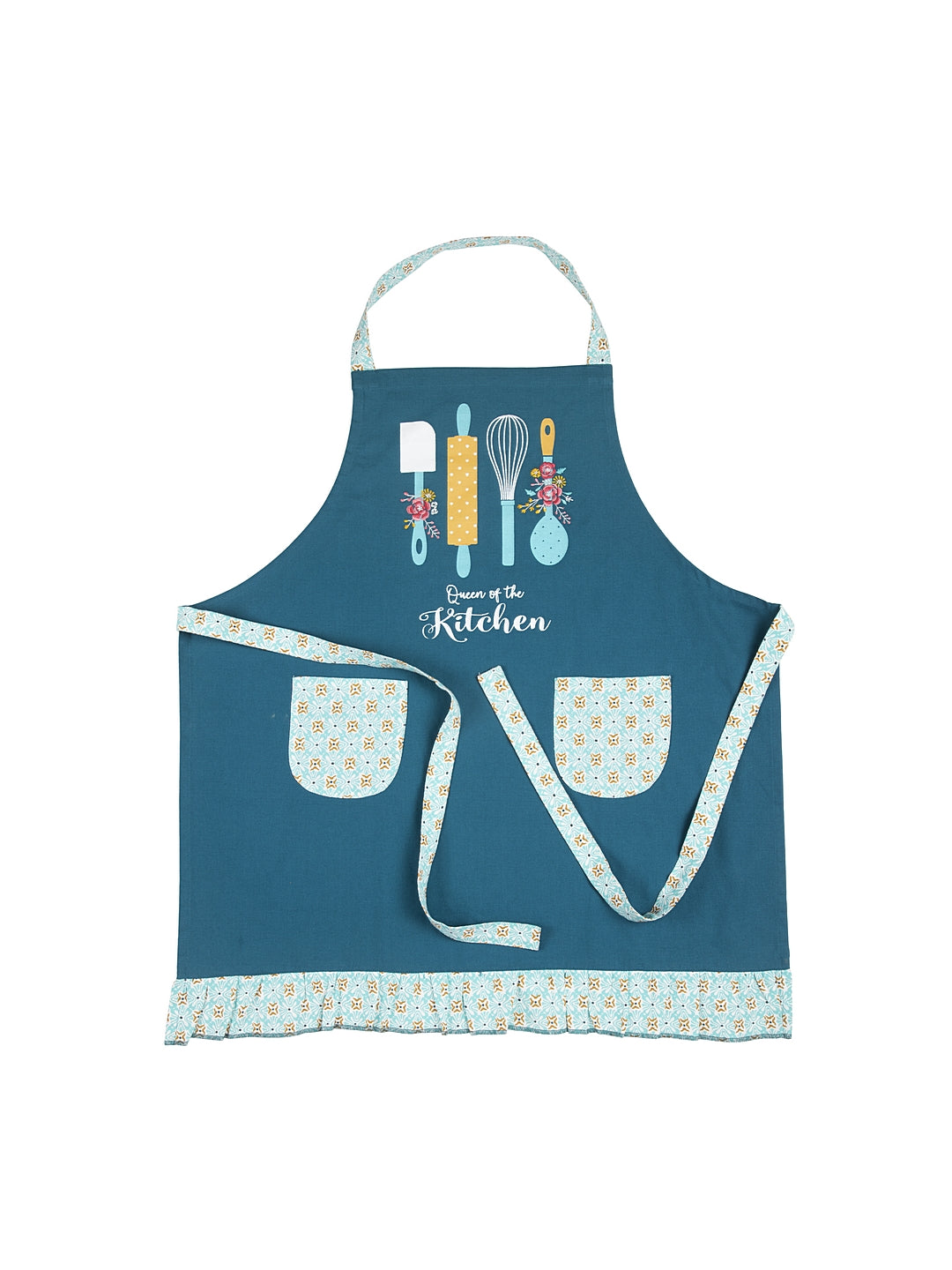 Blanc9 Queen Of The Kitchen Printed Apron