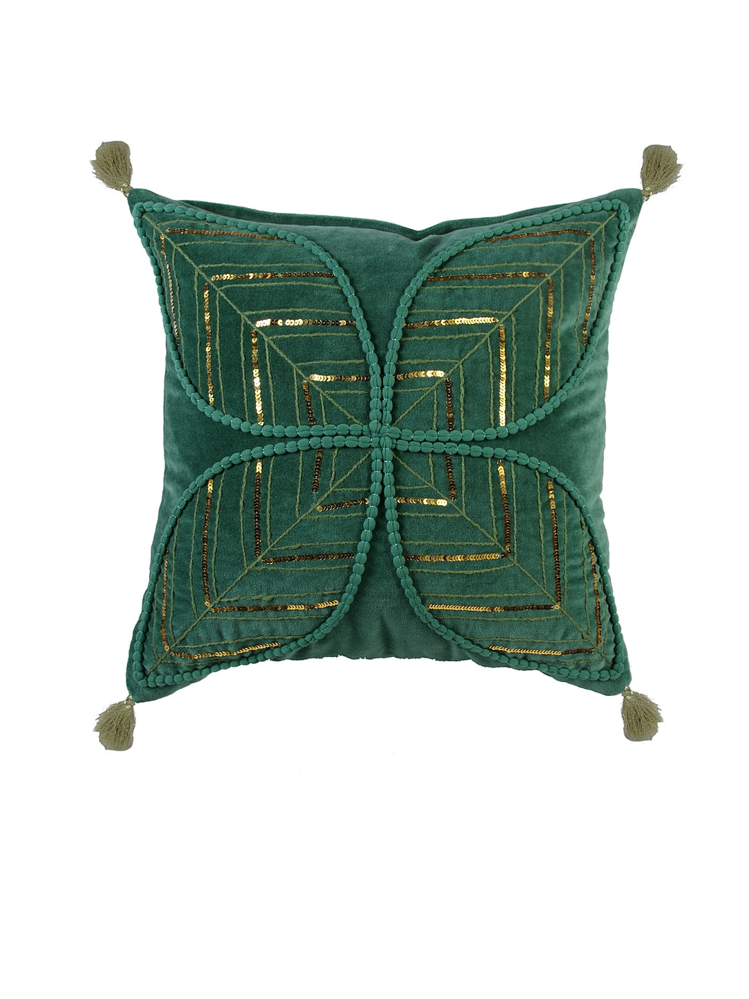 Pallav Embroidered Cushion Cover