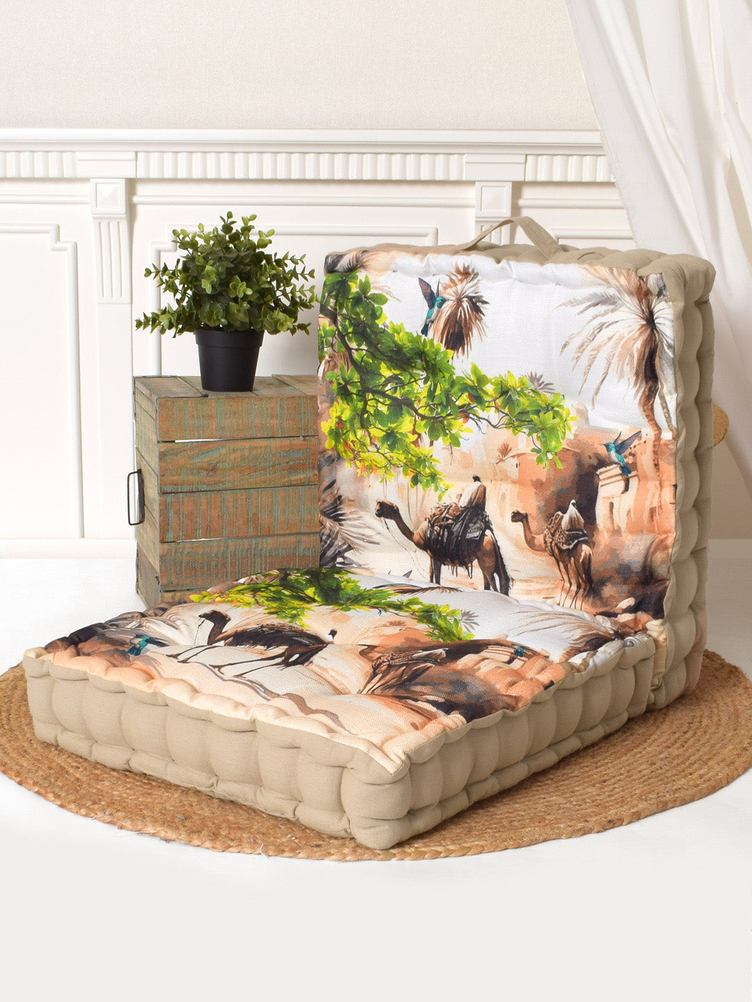 Blanc9 Sahara Digitally Printed Floor Cushion