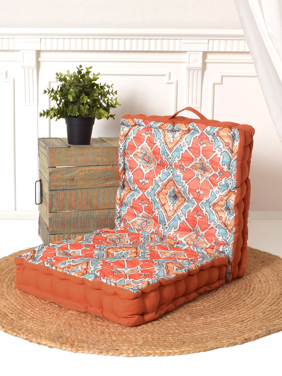 Blanc9 Grace Digitally Printed Floor Cushion