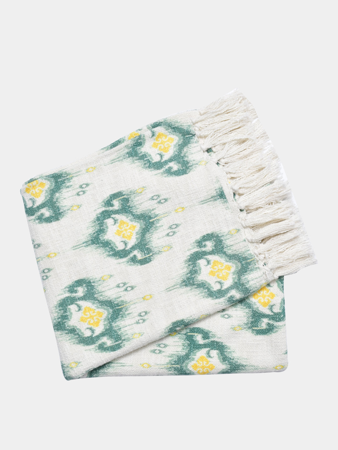 Blanc9 Chandelier Cotton Printed Throw with Cushion Cover