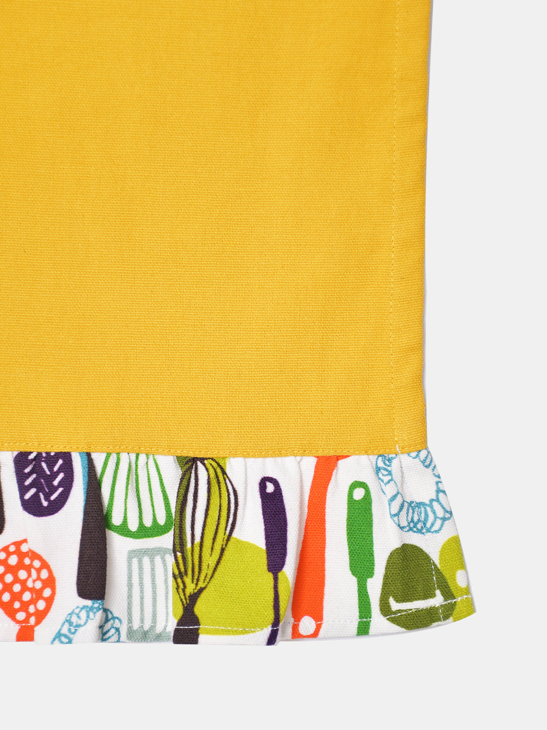 Blanc9 Let's Make Magic Yellow Printed Apron