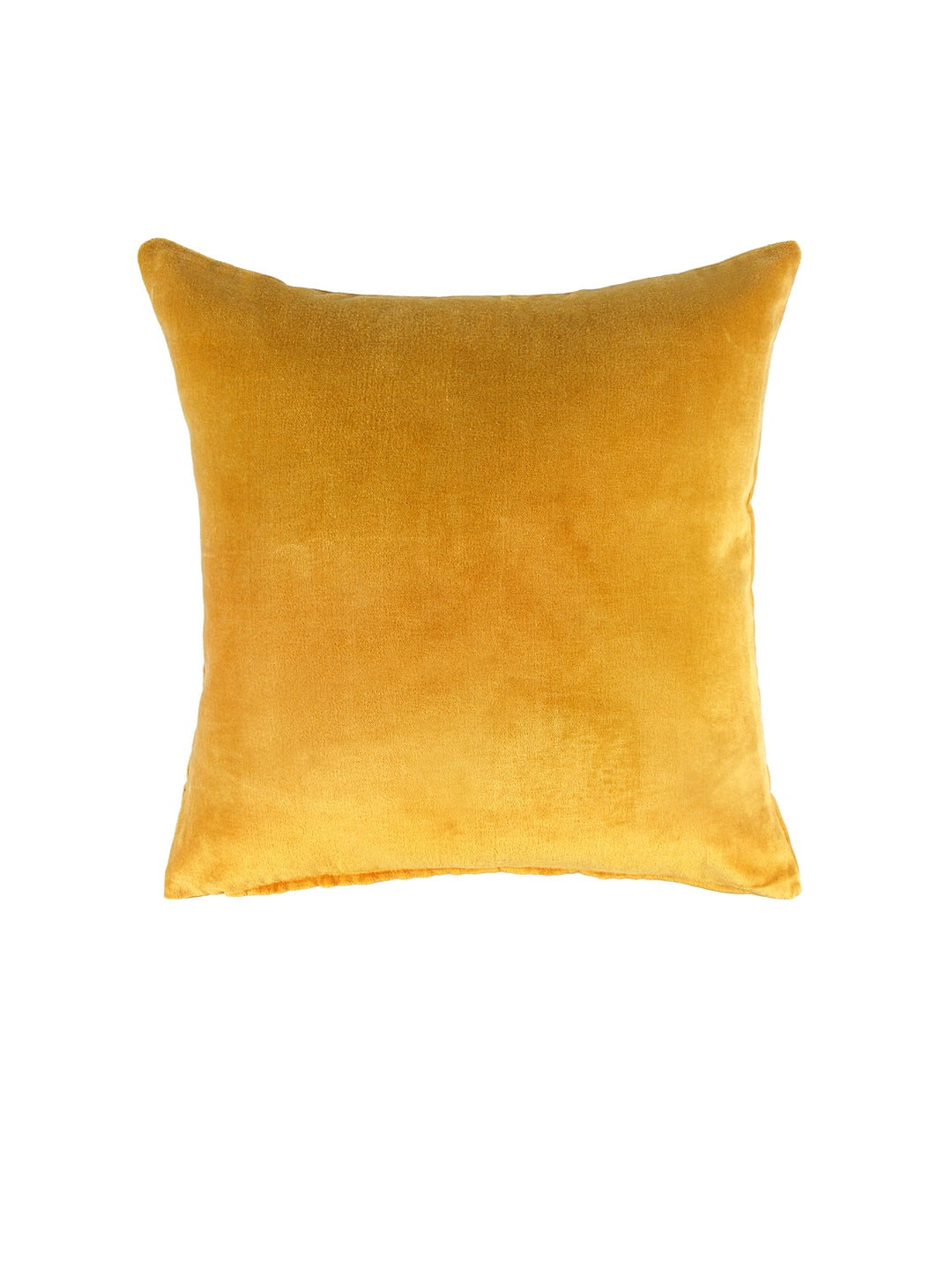 Ochre Velvet Cushion Cover