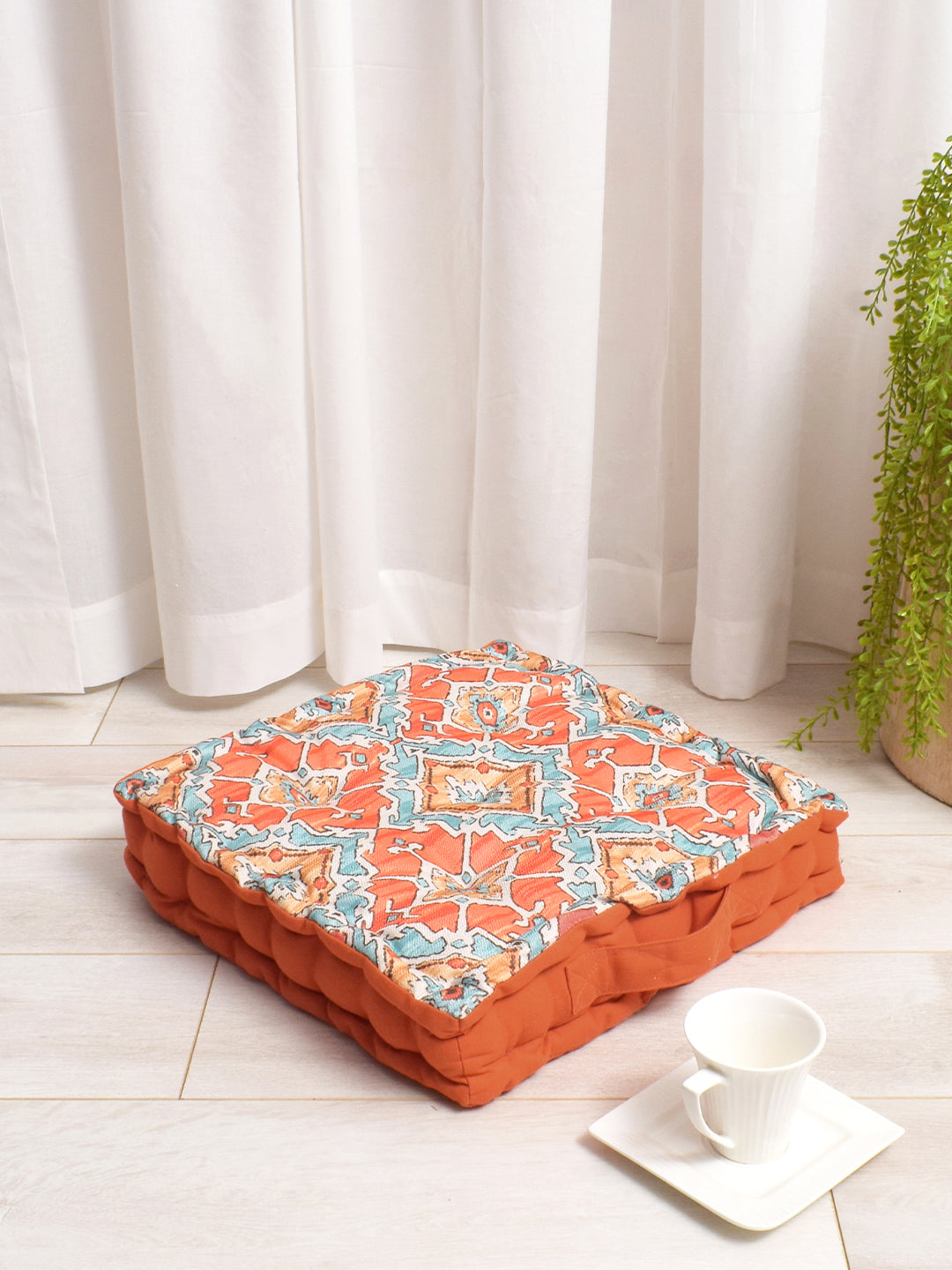 Blanc9 Grace Digitally Printed Floor Cushion