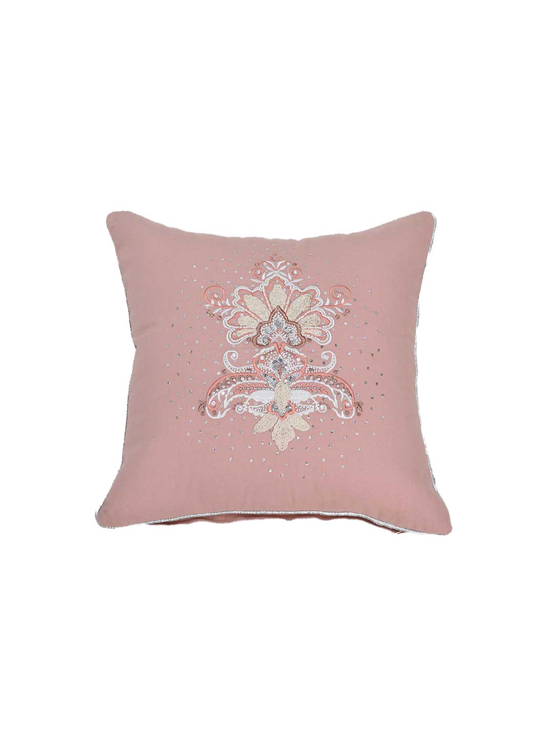 Blanc9 Rose Damask Cushion Cover