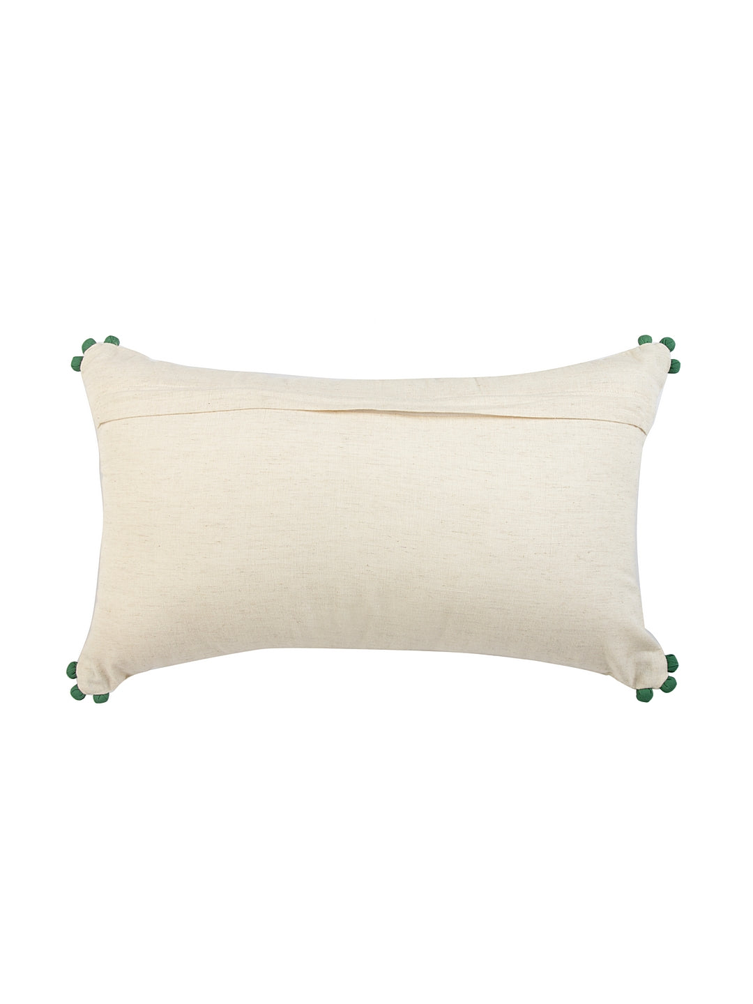 Blanc9 Bead Embroidery Cushion Cover with Filler 30x50cm