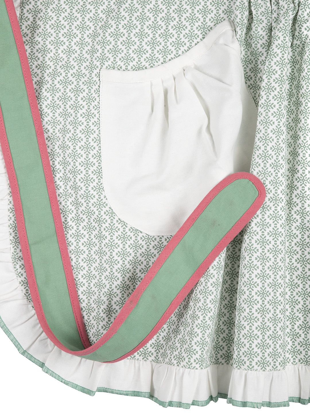 Blanc9 Love Birds Embroidered Apron