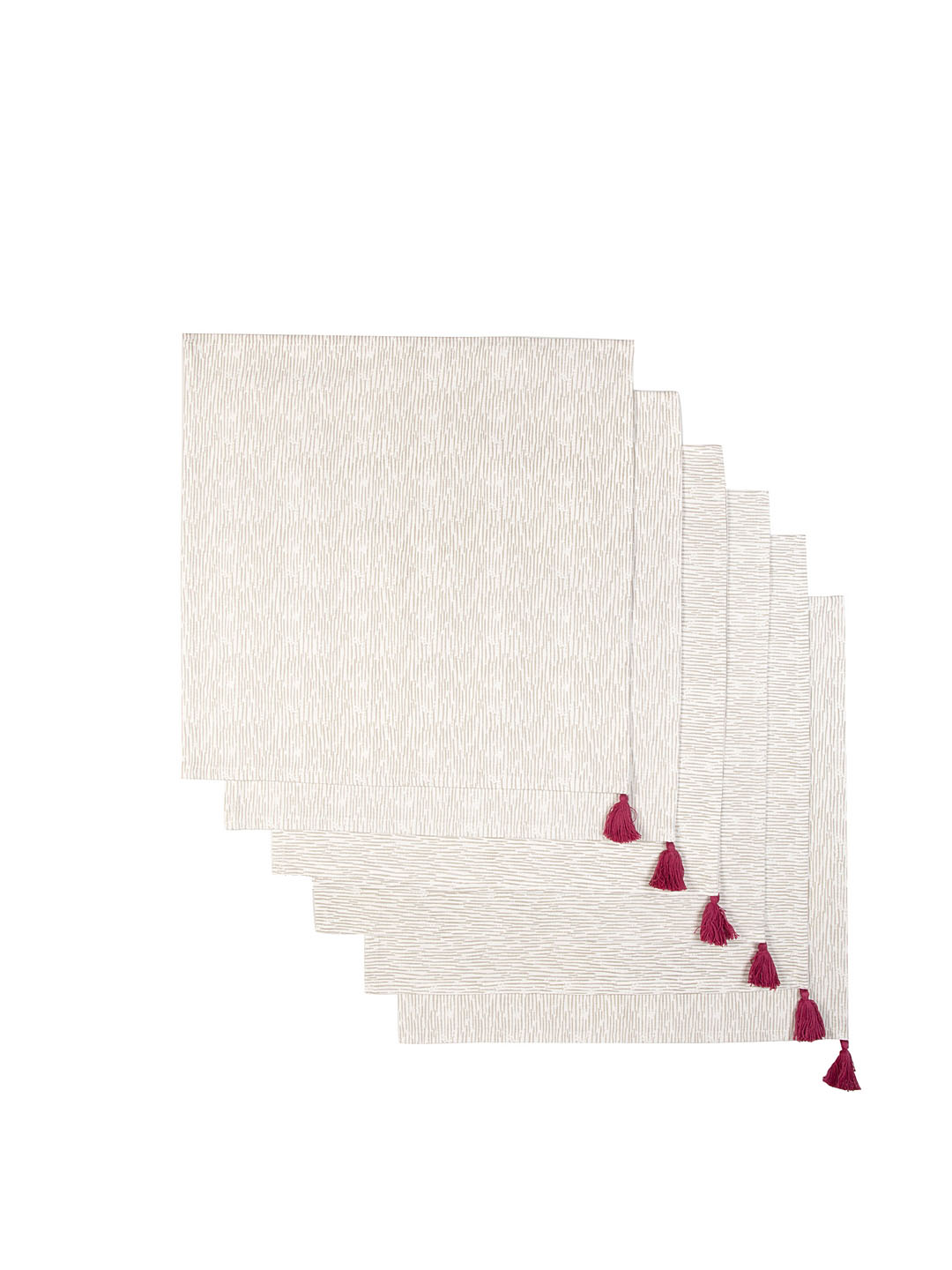 Blanc9 Set of 6 & 8 Hazy Table Napkins