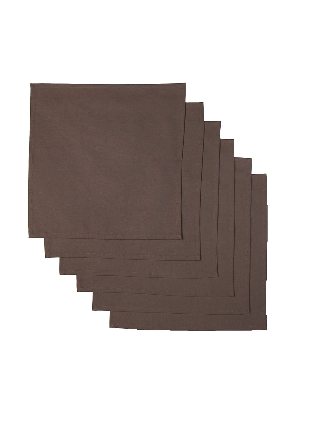 Blanc9 Set of 6 & 8 Fawn Table Napkins