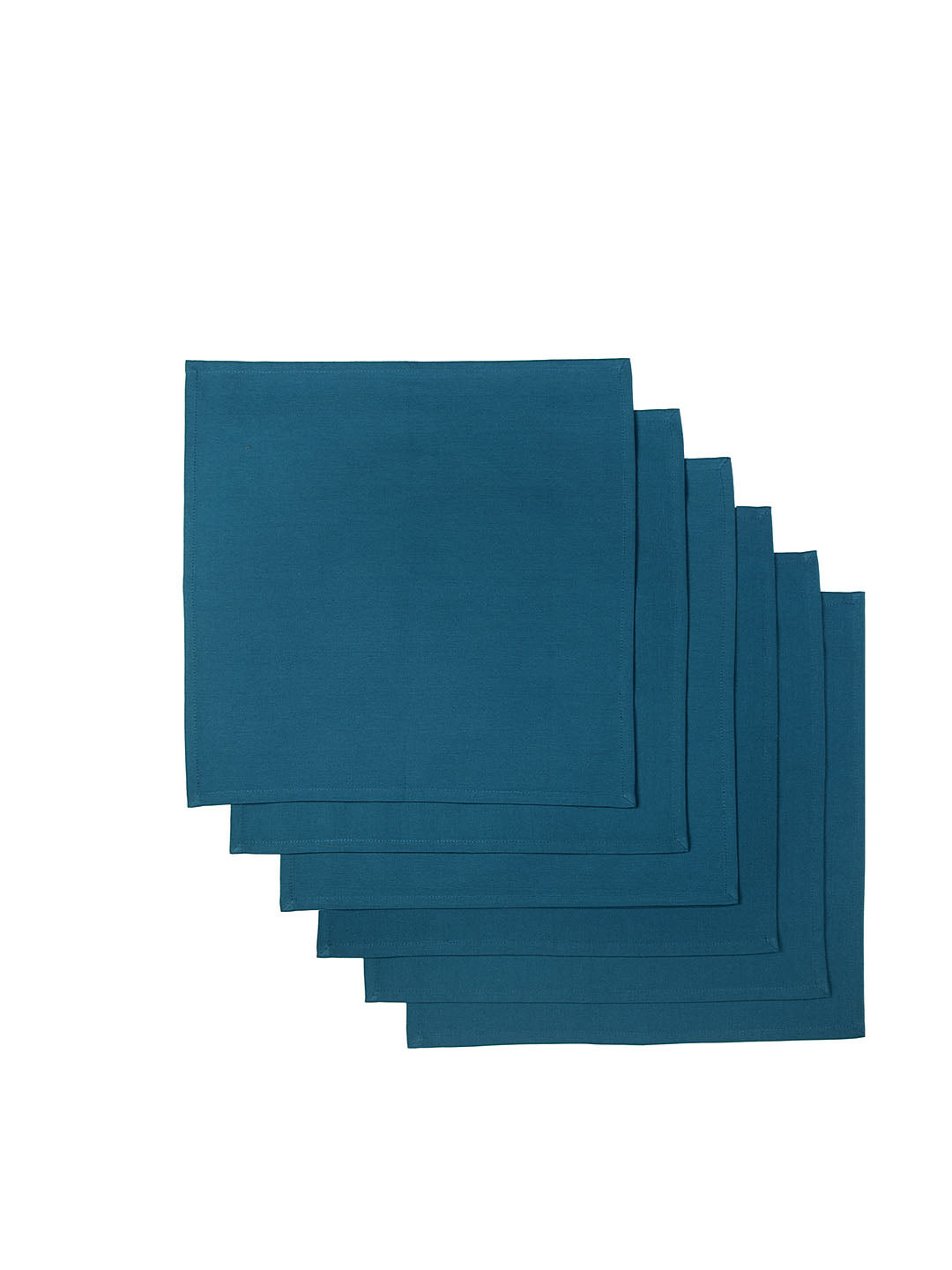 Blanc9 Set of 6 & 8 Cerulean Table Napkins