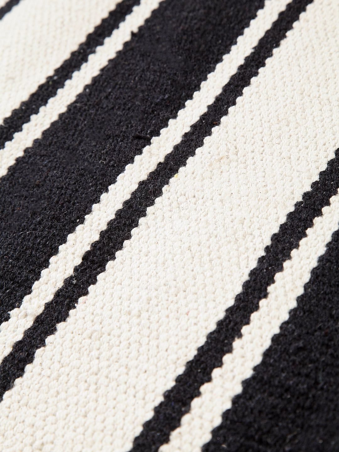 Blanc9 Woven Striped Rug