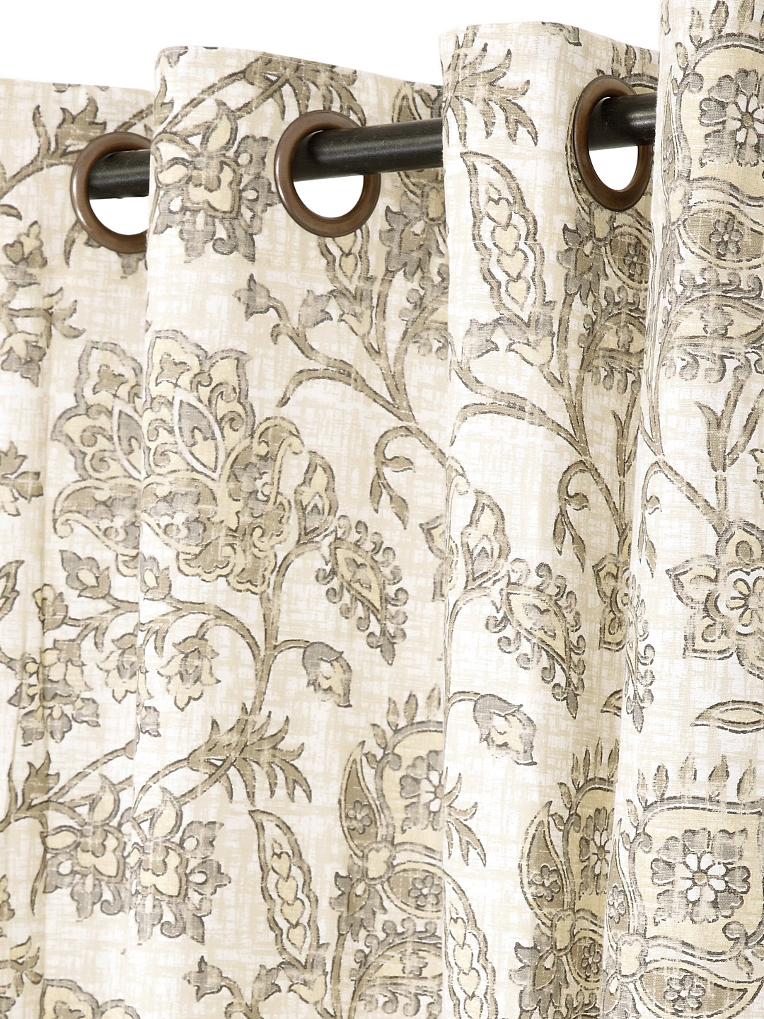 Blanc9 Set of 2 Long Door Baroque Curtain