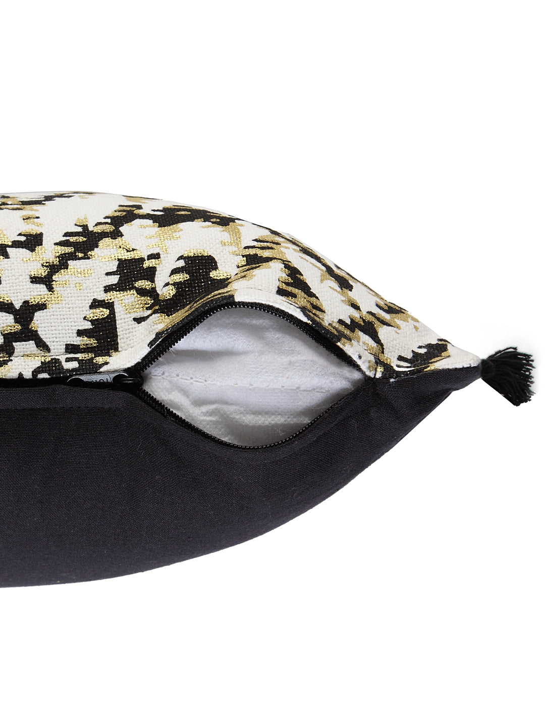 Blanc9 Obscure Gold Foil Cushion Cover