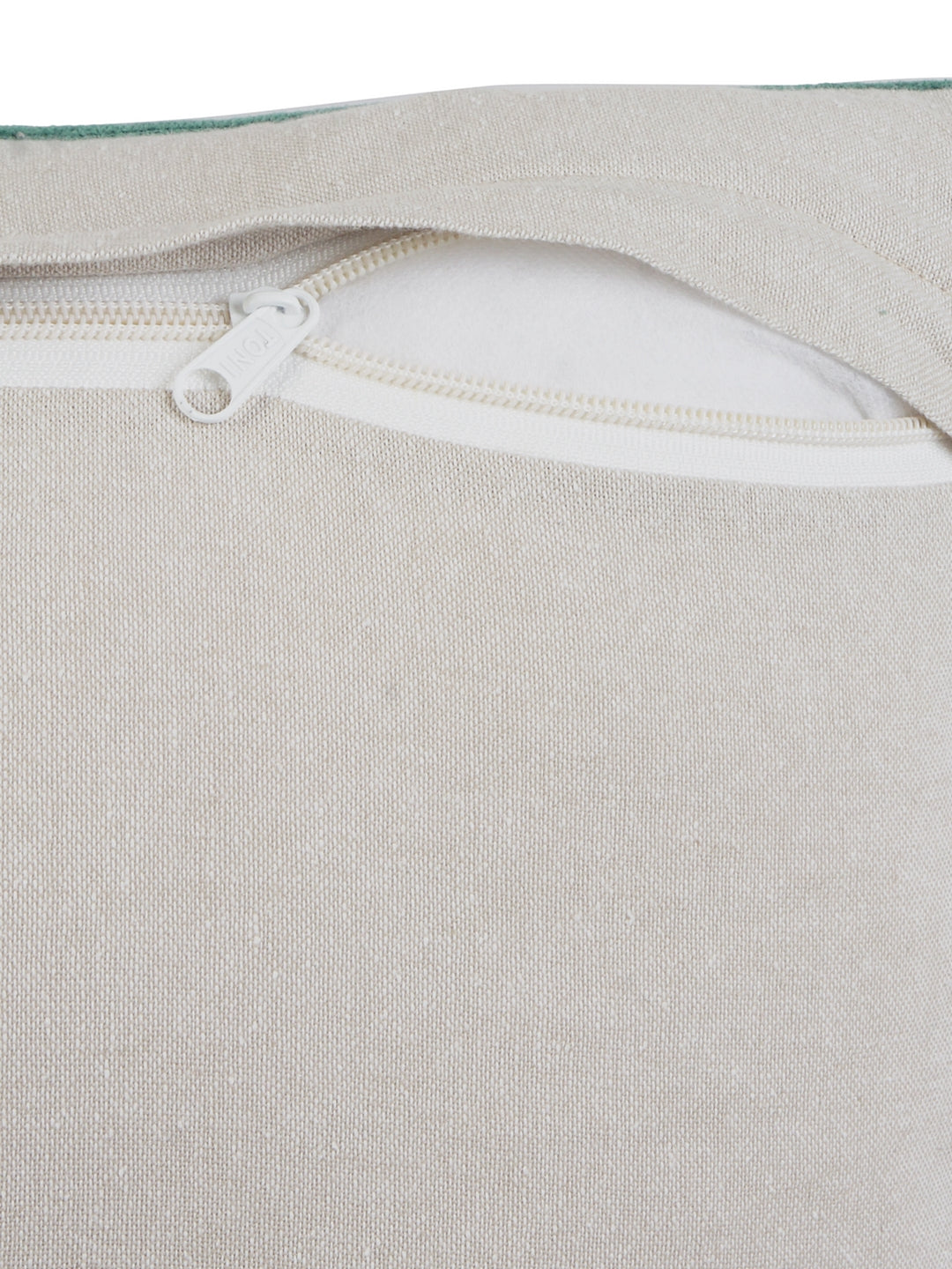 Golden Balsa Embroidered Cushion Cover with Filler 30x50cm