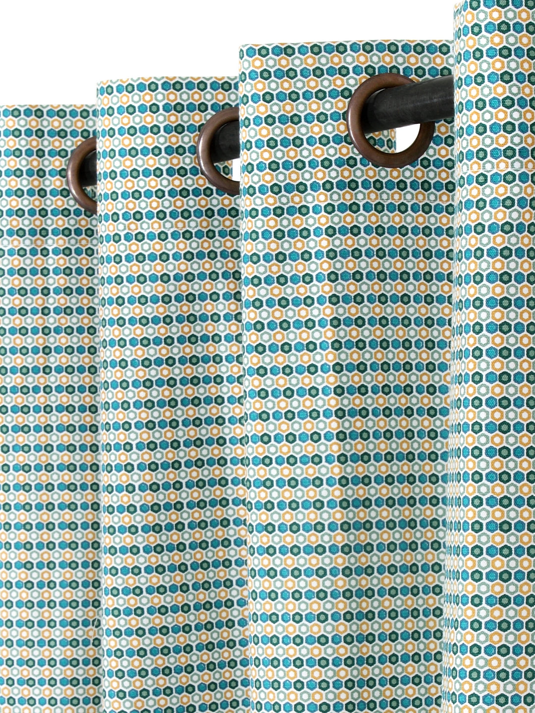Blanc9 Set of 2 Long Door Art Deco Curtain