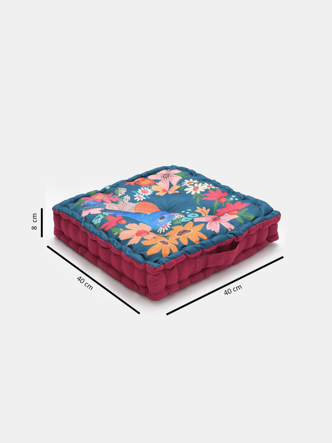 Blanc9 Nightingale Digitally Printed Floor Cushion