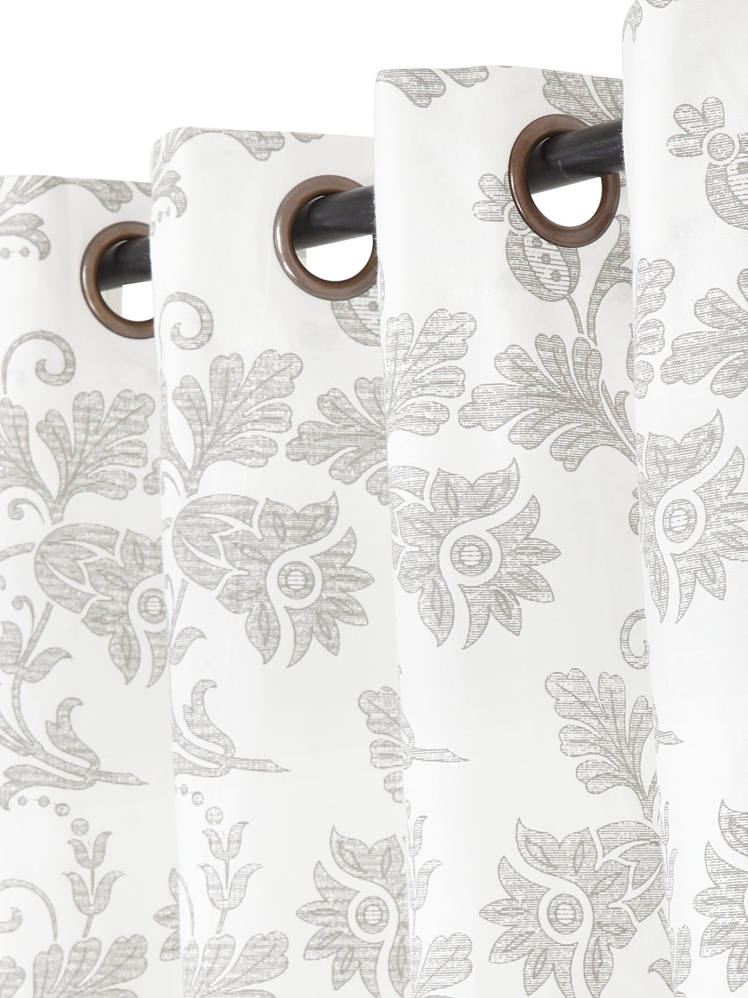 Blanc9 Set of 2 Long Door Vintage Floral Curtain