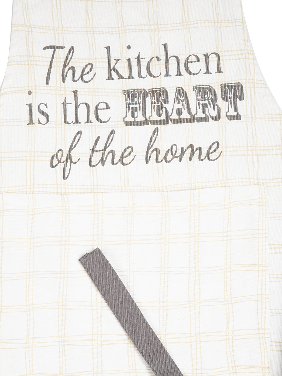 Blanc9 Zesty Check Cotton Apron