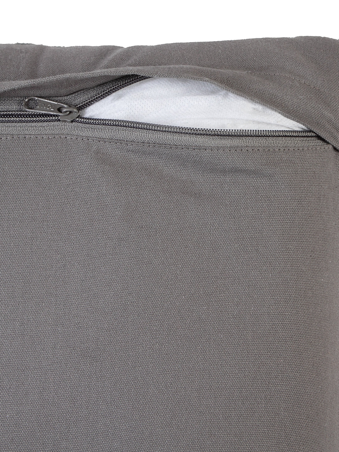 Dark Grey Heavy Slub Cushion Cover
