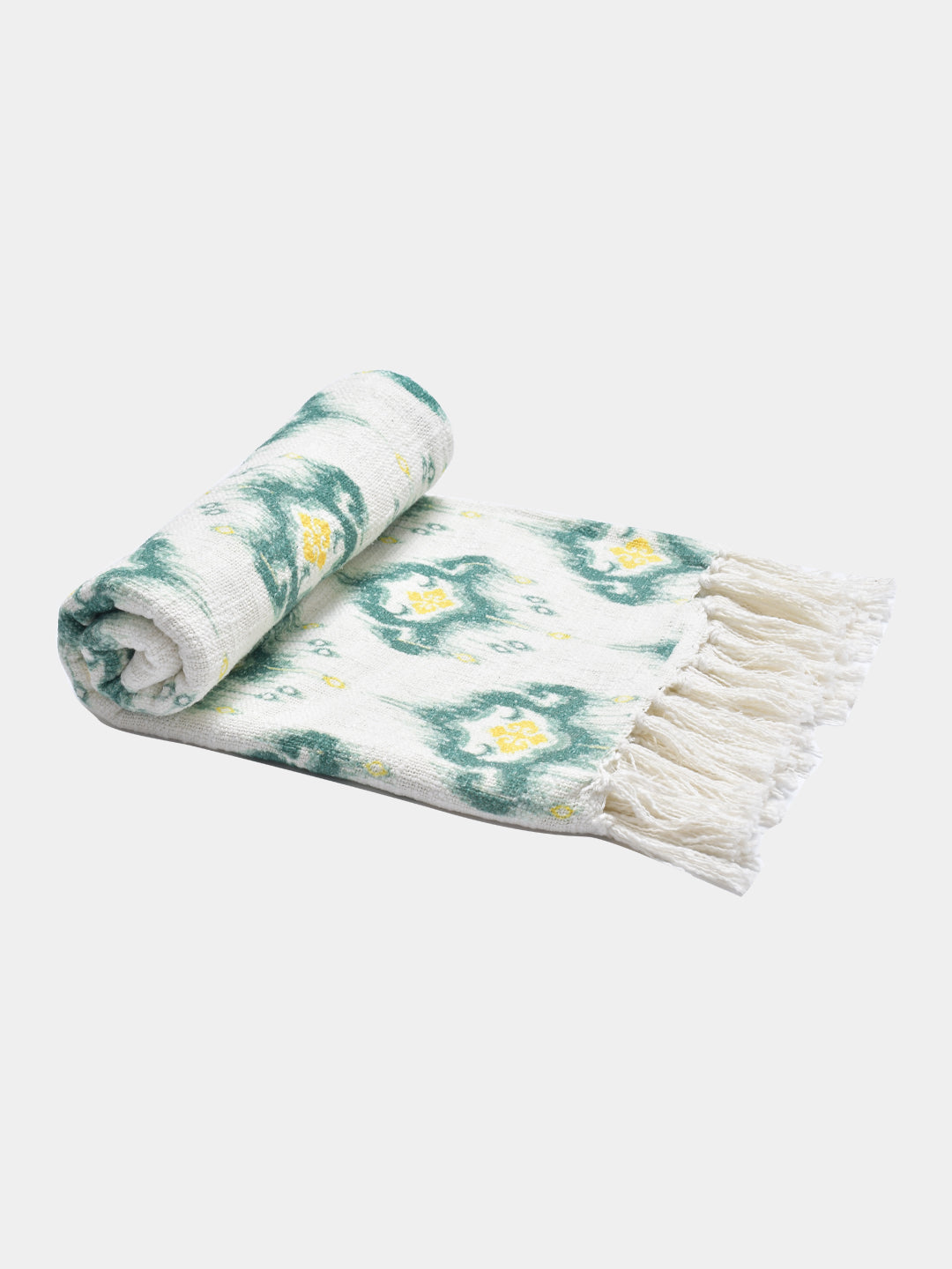 Blanc9 Chandelier Cotton Printed Throw with Cushion Cover