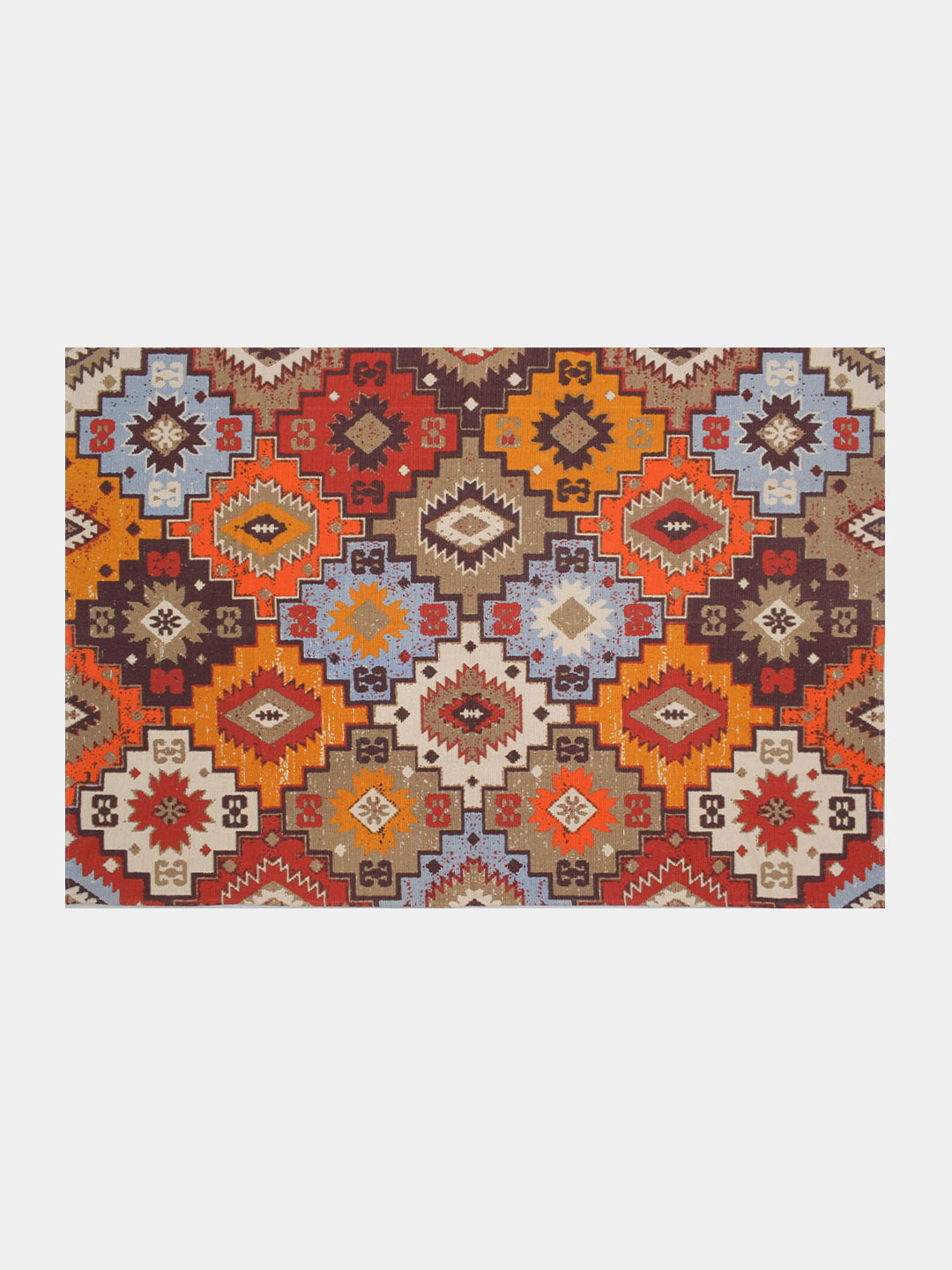 Blanc9 Morocco Printed "4x5.4 ft." Cotton Carpet