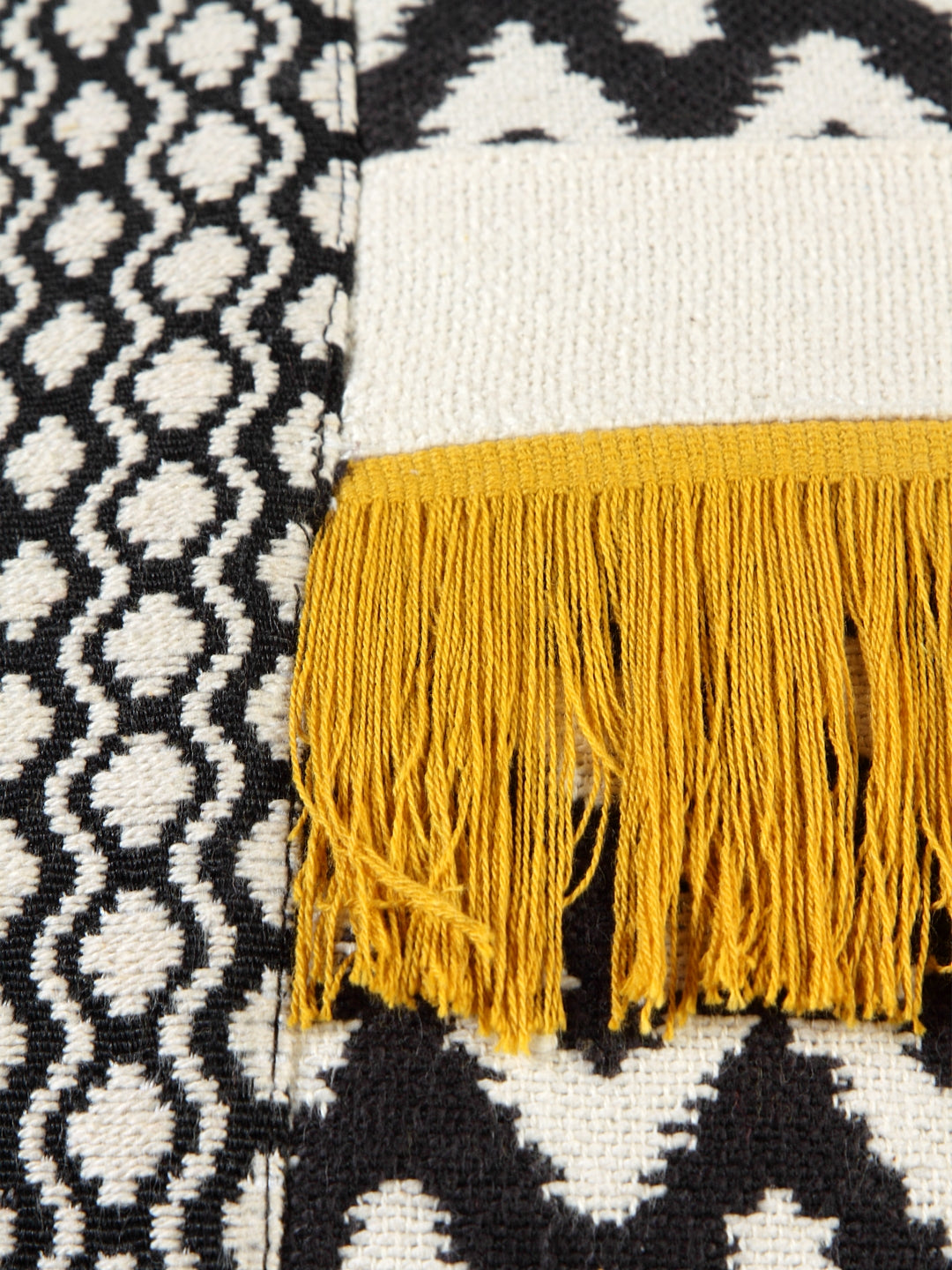 Black Clan Jacquard Cushion Cover