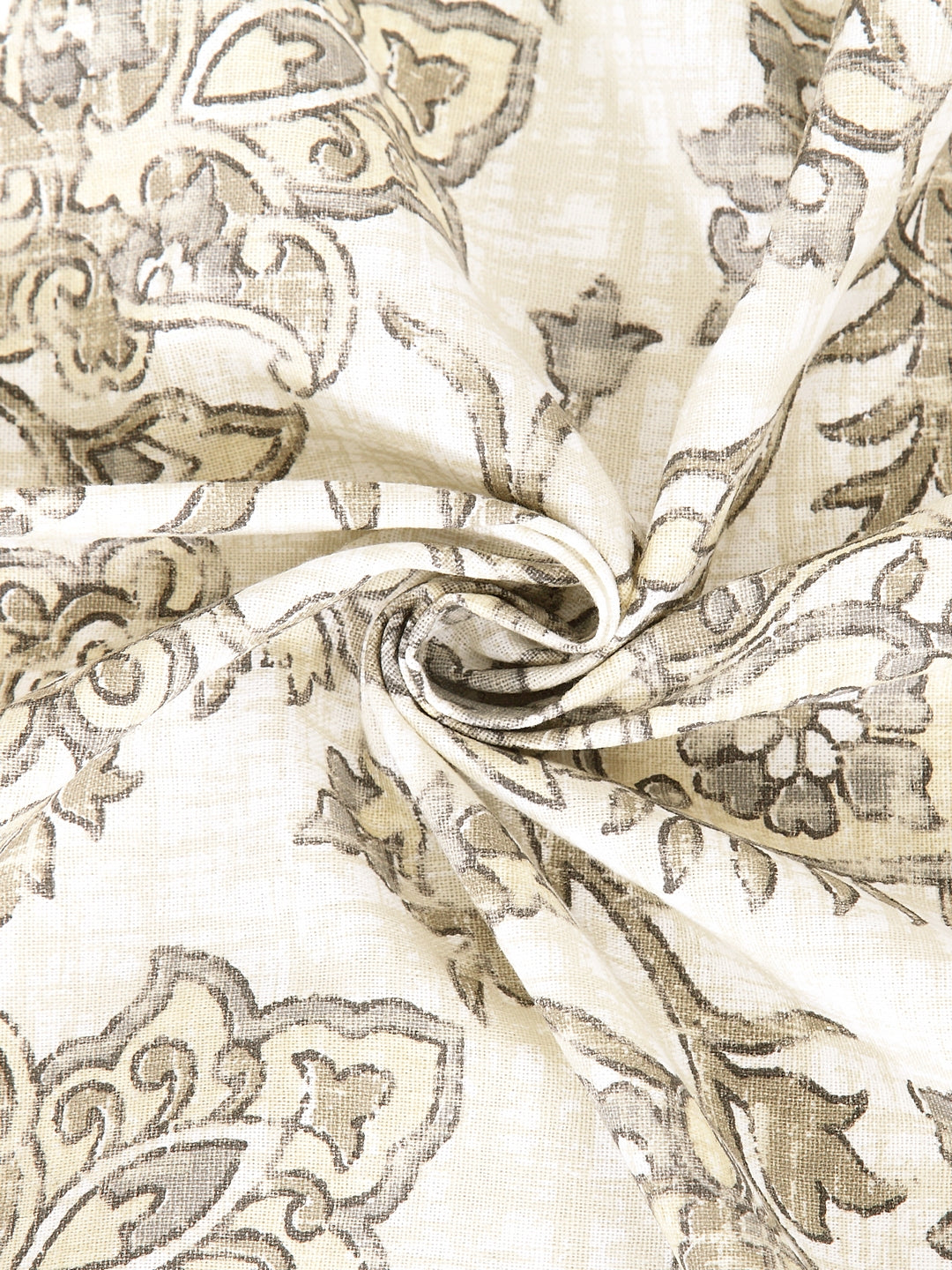 Blanc9 Set of 2 Long Door Baroque Curtain