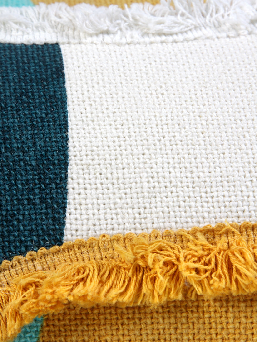 Geo Colourblock Cushion with Filler 30x50cm