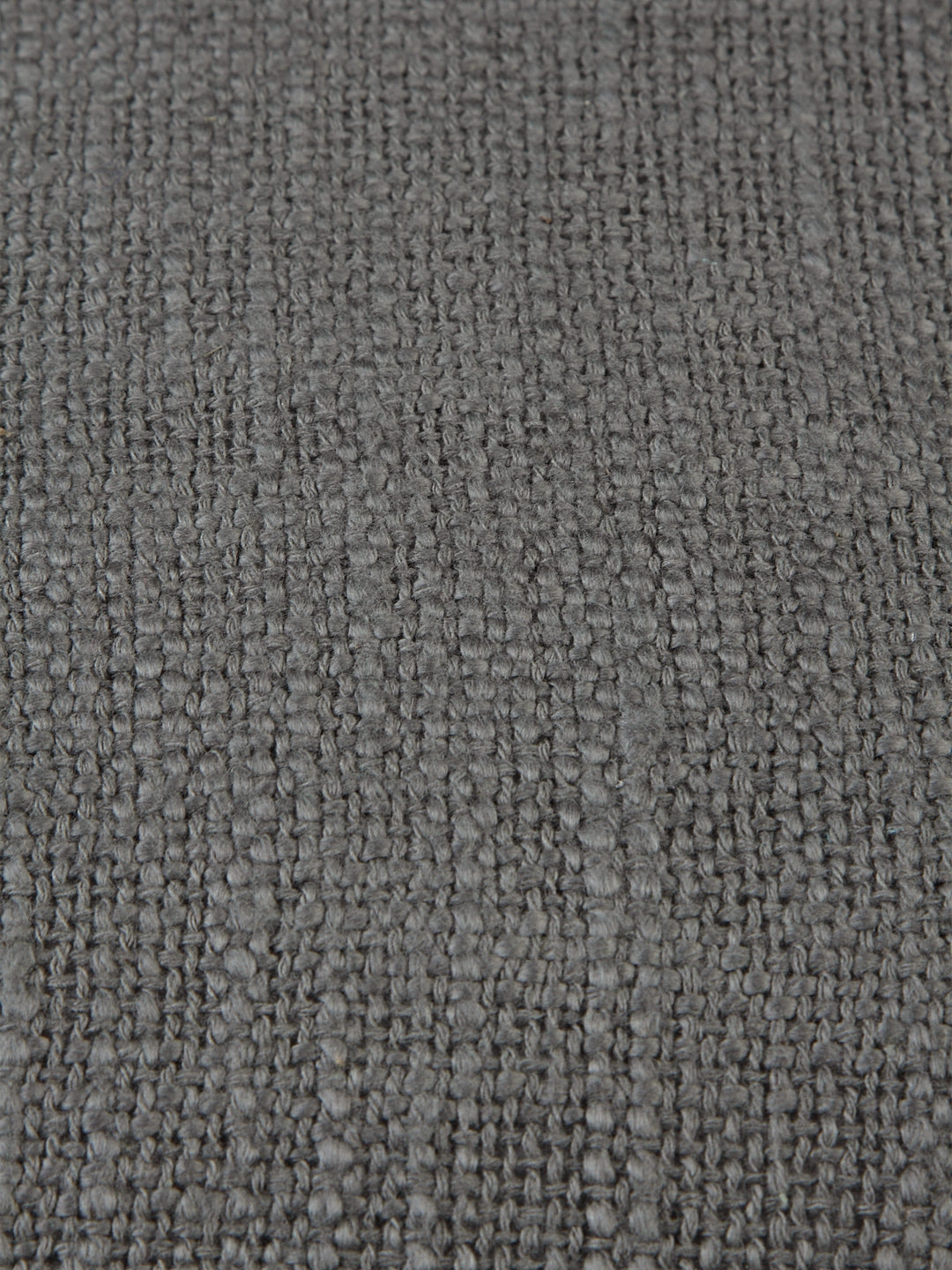 Dark Grey Heavy Slub Cushion Cover