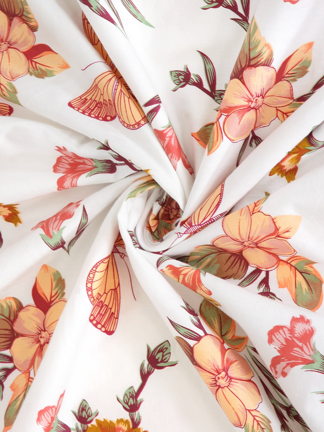 Butterfly Garden Bedsheet with Pillow Cases