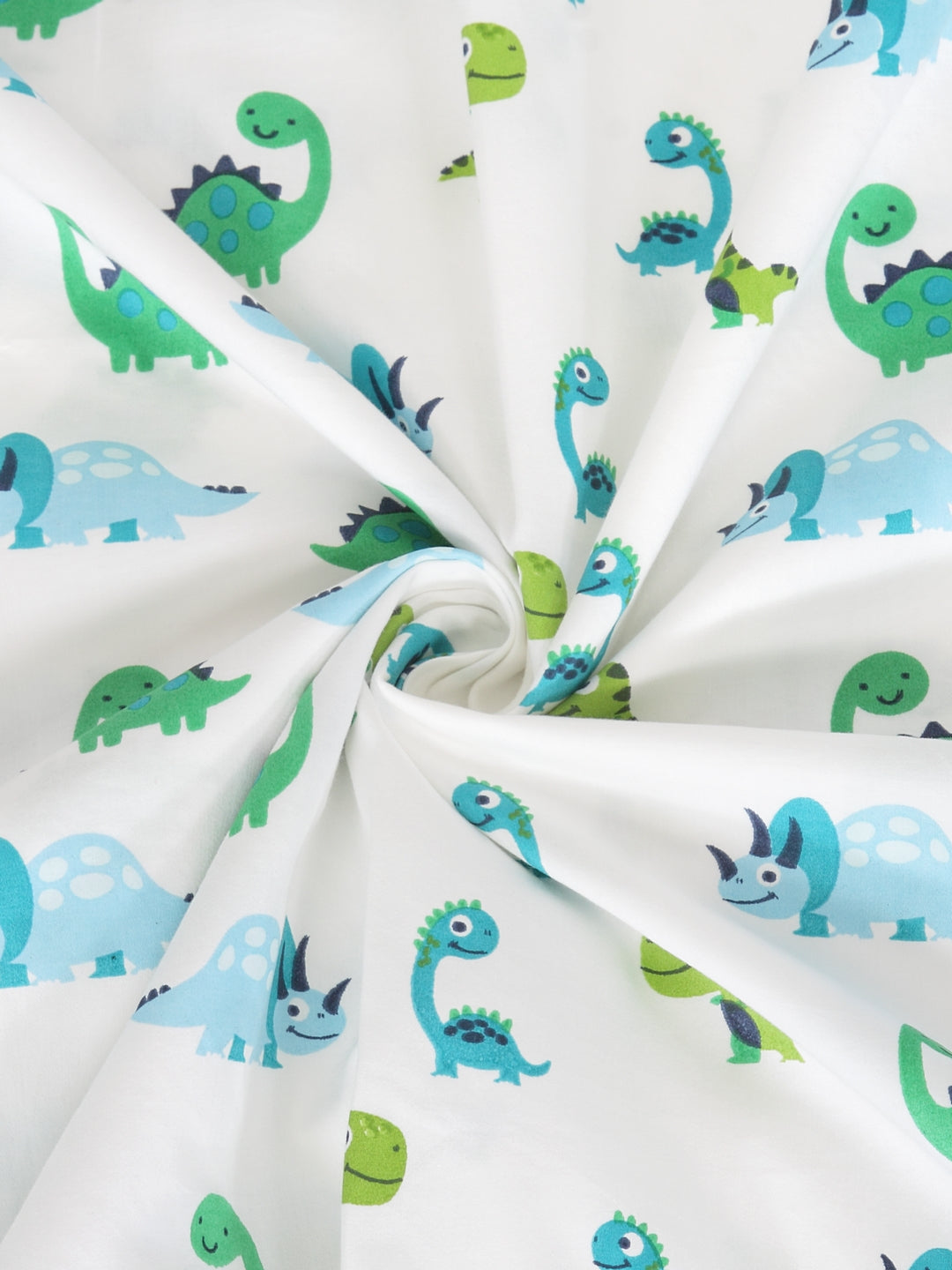 Blanc9 Dreamy Dino Kids Bedsheet with Pillow Case