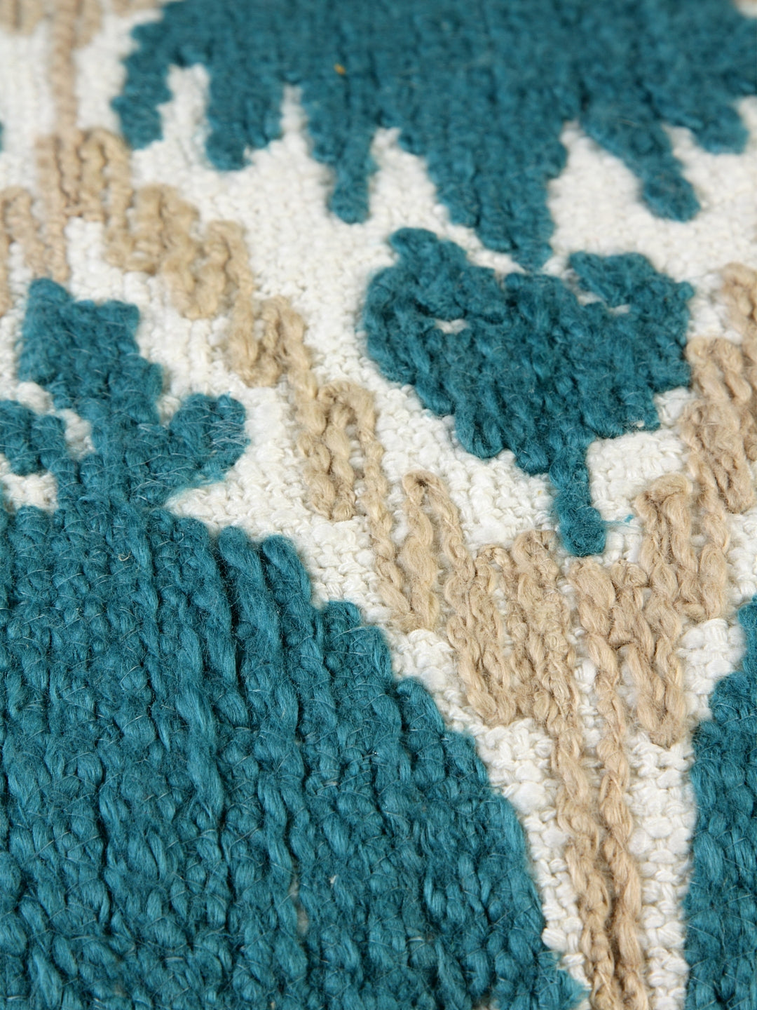 Blanc9 Ikat Embroidered Cushion Cover