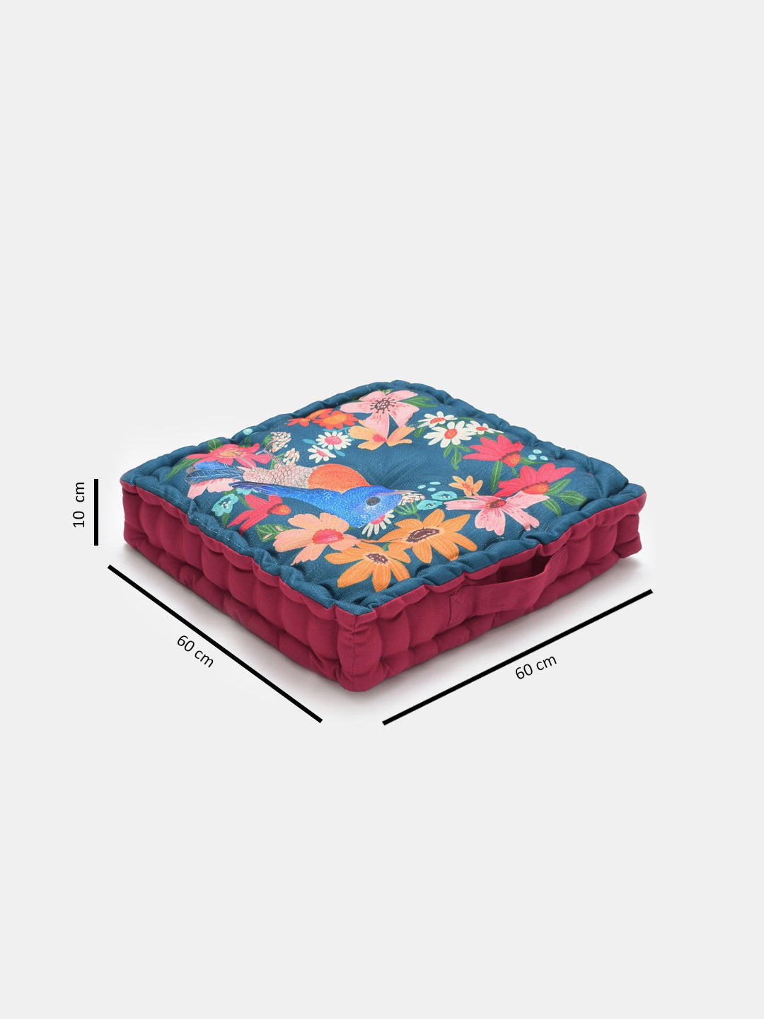 Blanc9 Nightingale Digitally Printed Floor Cushion