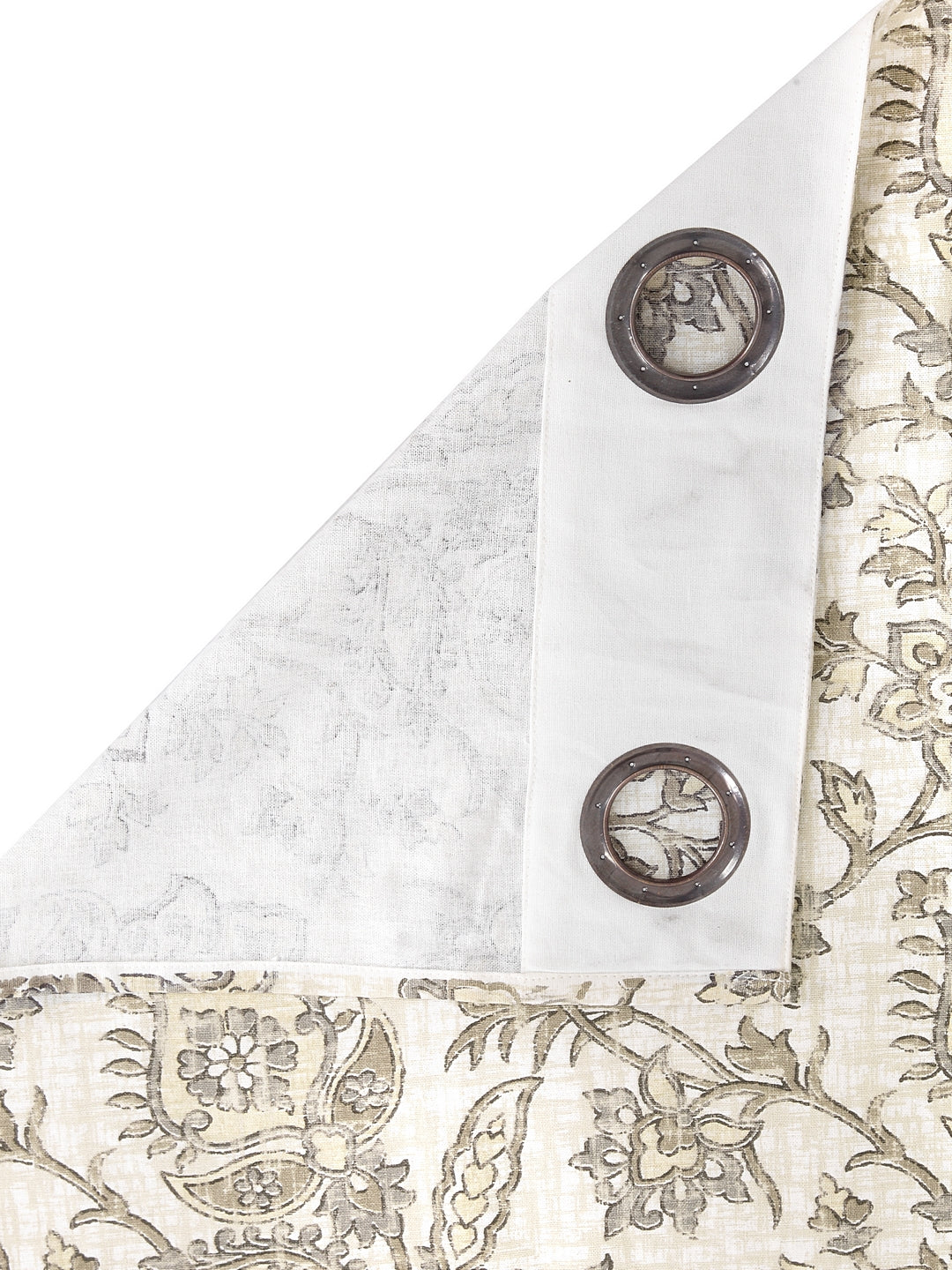 Blanc9 Set of 2 Long Door Baroque Curtain