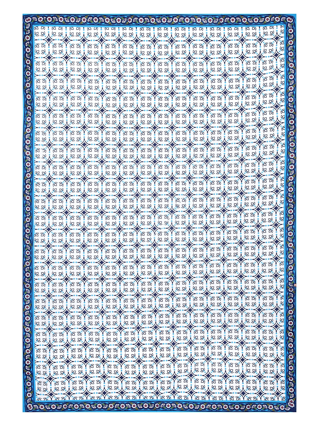 Blanc9 The Lotus Flower Printed Table Cloth