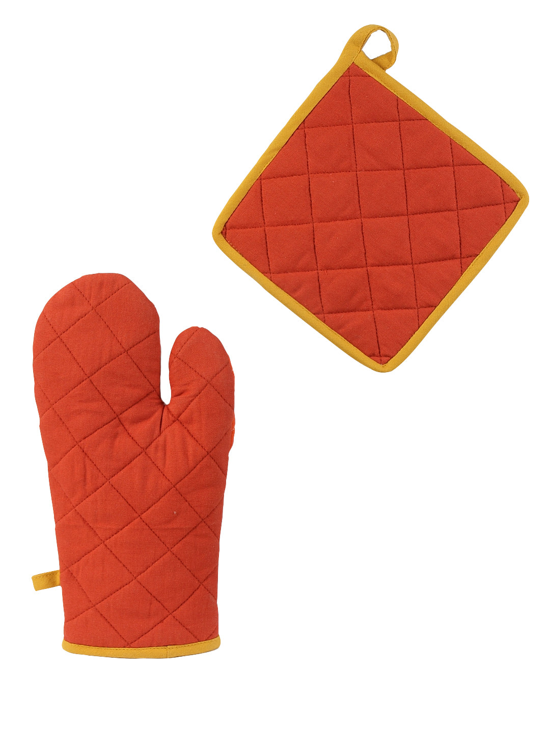 Bon-Appetit Barbeque- Set of Oven Mitt & Potholder