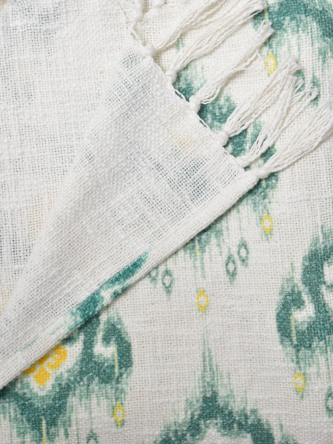 Blanc9 Chandelier Cotton Printed Throw with Cushion Cover